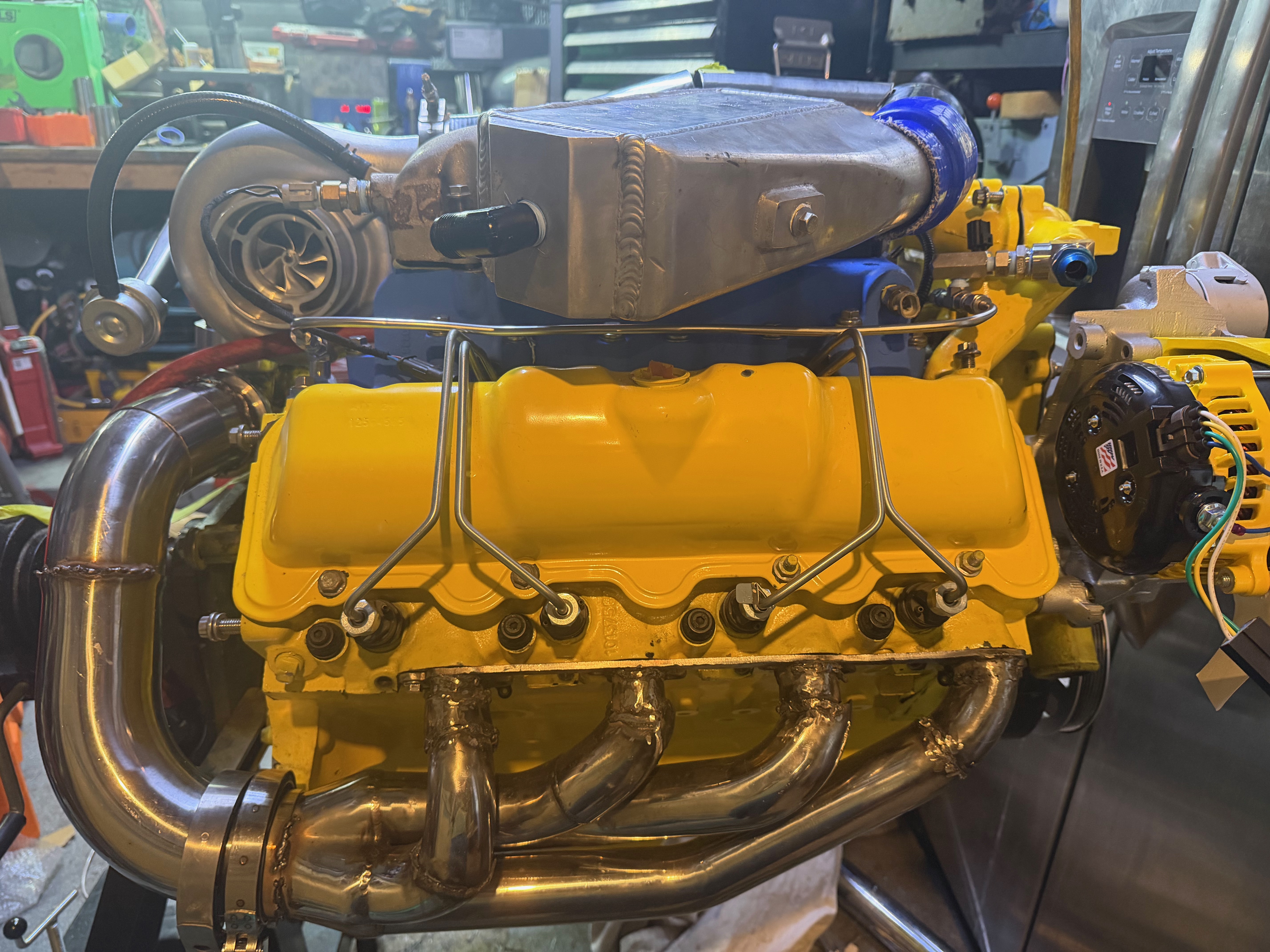 Final exhaust headers - right side